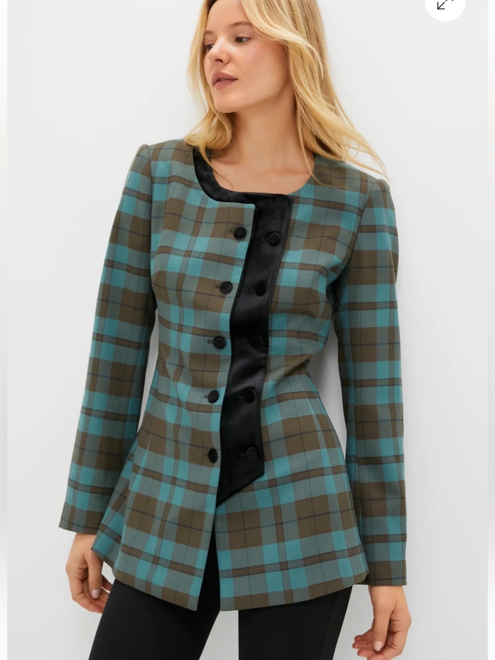Tuckernuck Isle of Skye Plaid Odette Top